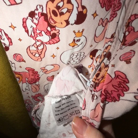 Disney Minnie Holiday Bamboo Zippy 18/24 - Picture 5 of 5